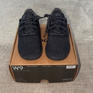 allbirds Women Wool Runner - Natural Black Sneakers